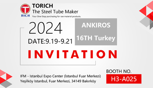 Últimas notícias da empresa sobre Aviso de exposição 2024 A 16a feira internacional de aço da Turquia, produtos de fundição