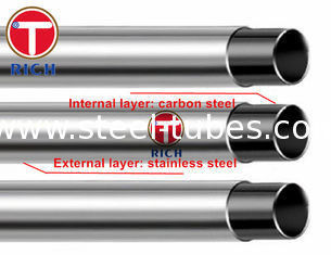 Bom preço. Tubo de aço inoxidável folheado 302 da tubulação de aço da tubulação de aço inoxidável de GB/T 18704 304 12Cr17Mn6Ni5N on-line