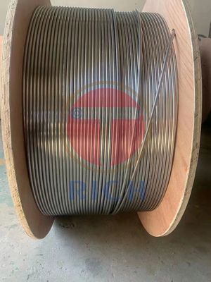 Bom preço. 12X2 304 316L bobinou a ceia de aço inoxidável do tubo por muito tempo para a auto exaustão do gancho on-line