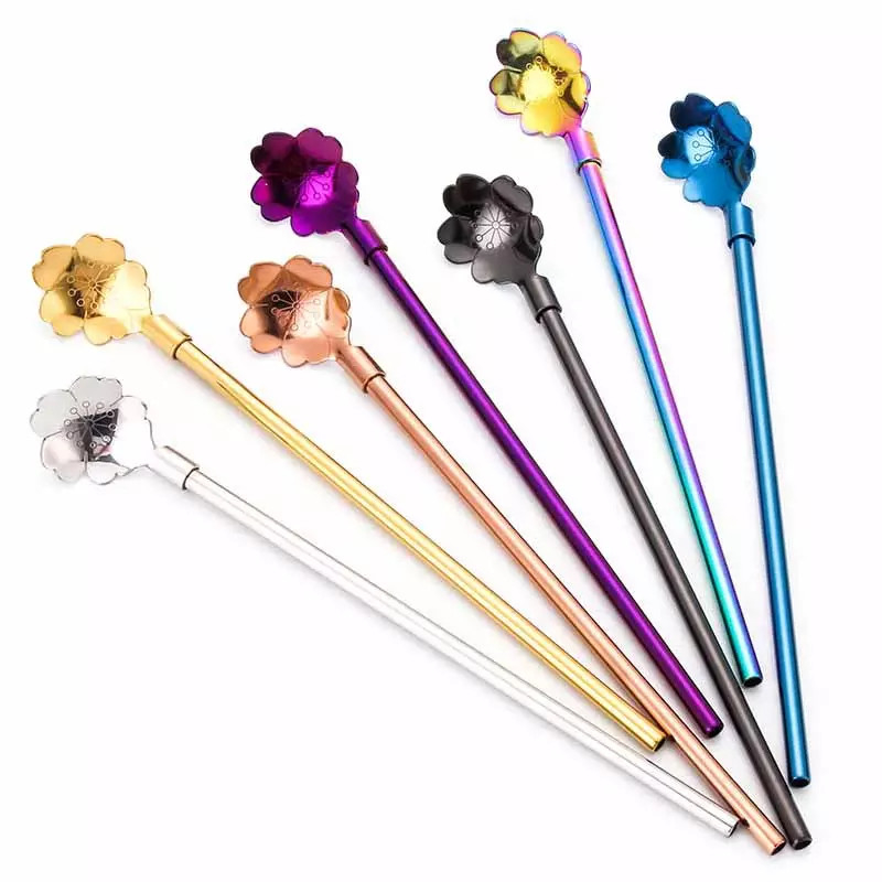 Produto comestível amigável 304 de Eco/316 palhas de aço inoxidável ajustadas para a bebida bebendo