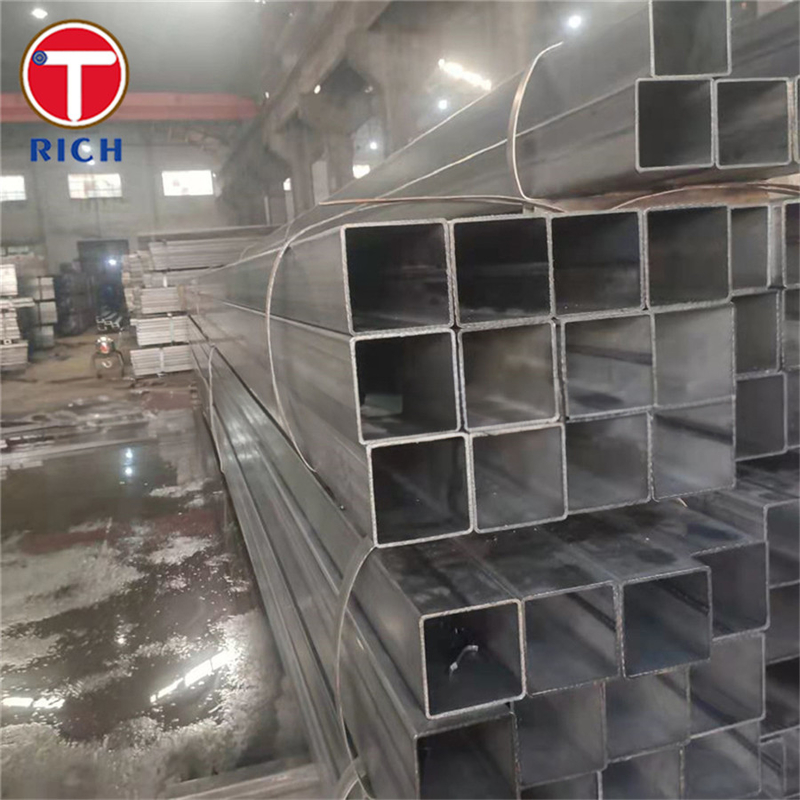 JIS G3466 Tubos sem costura de aço carbono quadrados e retangulares para estrutura geral