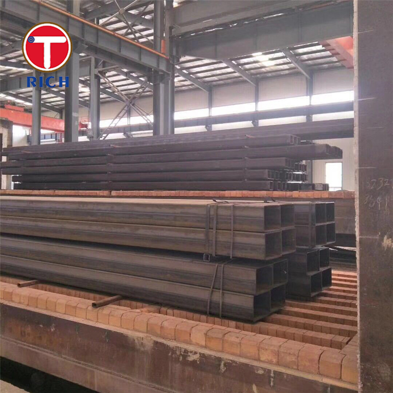 ASTM A500 Grau A Tubo de aço galvanizado soldado Tubo oco quadrado preto soldado Para construção