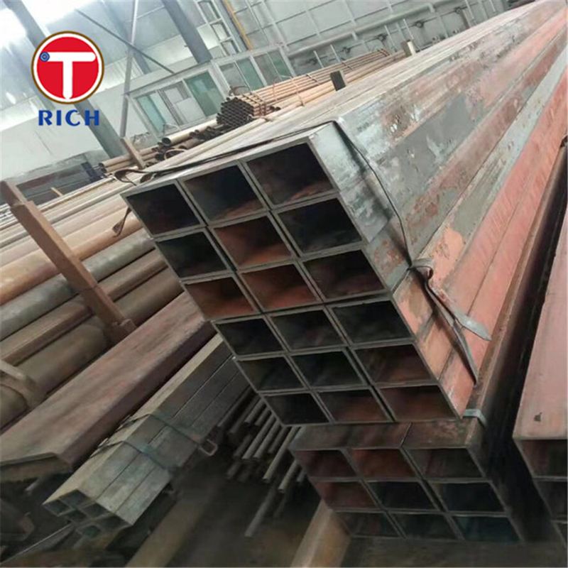 ASTM A500 Grau A Tubo de aço galvanizado soldado Tubo oco quadrado preto soldado Para construção