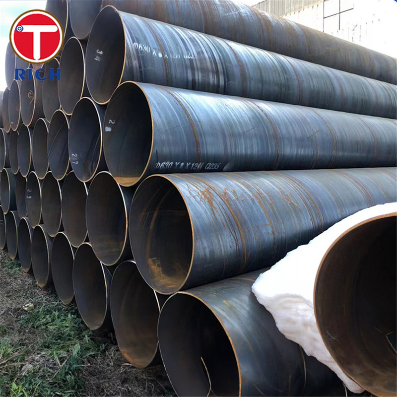 ASTM A139 Tubo de aço soldado de grau B Tubo de aço soldado de arco de fusão elétrico para abastecimento de água