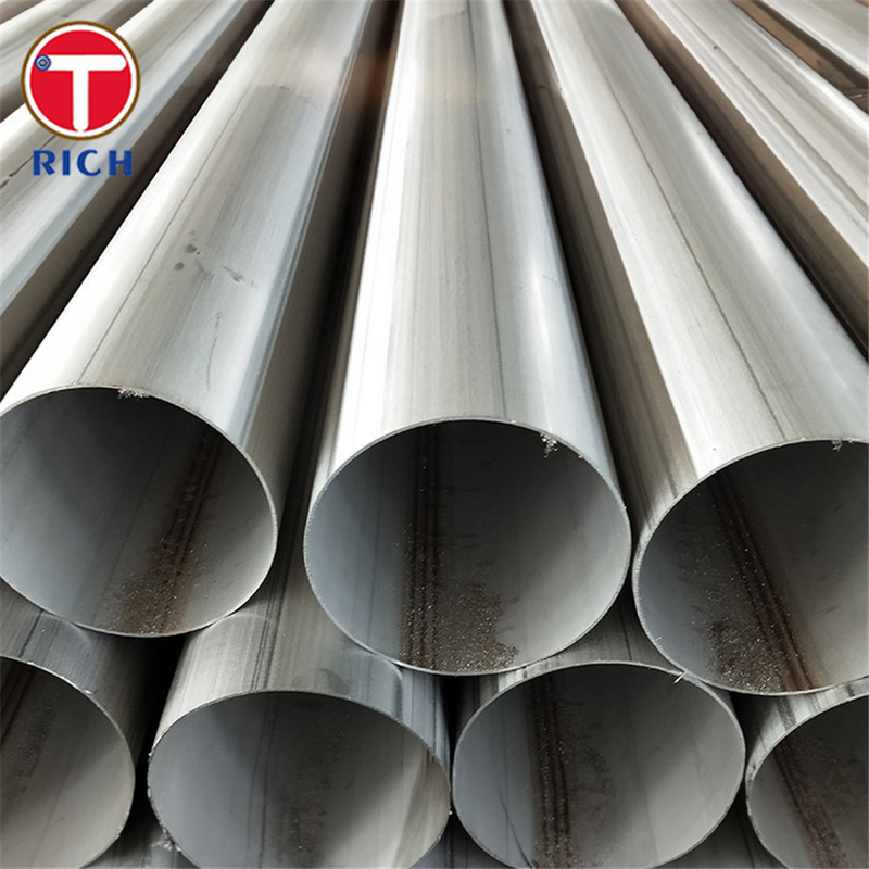 ASTM A409 TP201 Tubo de aço inoxidável austenítico de grande diâmetro soldado para uso corrosivo ou a altas temperaturas