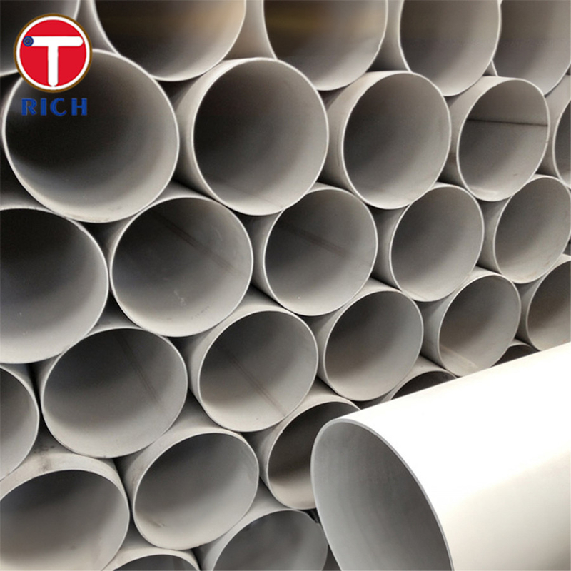 ASTM A409 TP201 Tubo de aço inoxidável austenítico de grande diâmetro soldado para uso corrosivo ou a altas temperaturas
