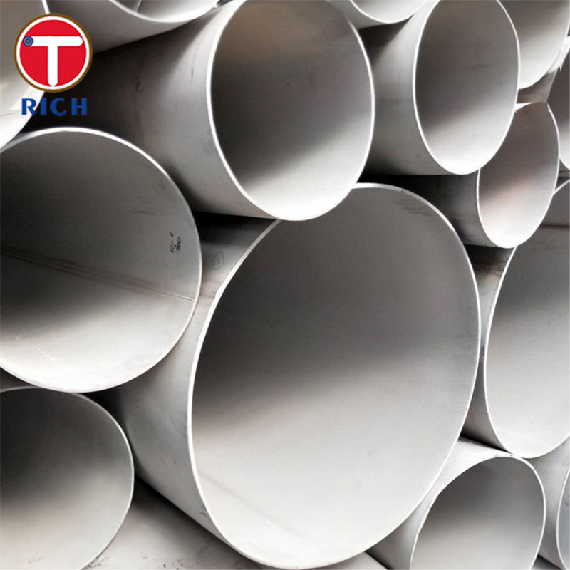 ASTM A409 TP201 Tubo de aço inoxidável austenítico de grande diâmetro soldado para uso corrosivo ou a altas temperaturas