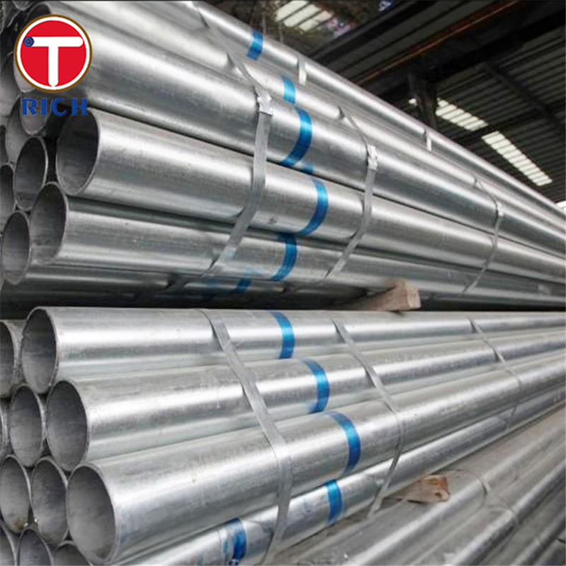 ASTM A795 Tubo de aço soldado de grau A: Tubo de aço galvanizado revestido com zinco galvanizado, preto e a quente, para protecção contra incêndio