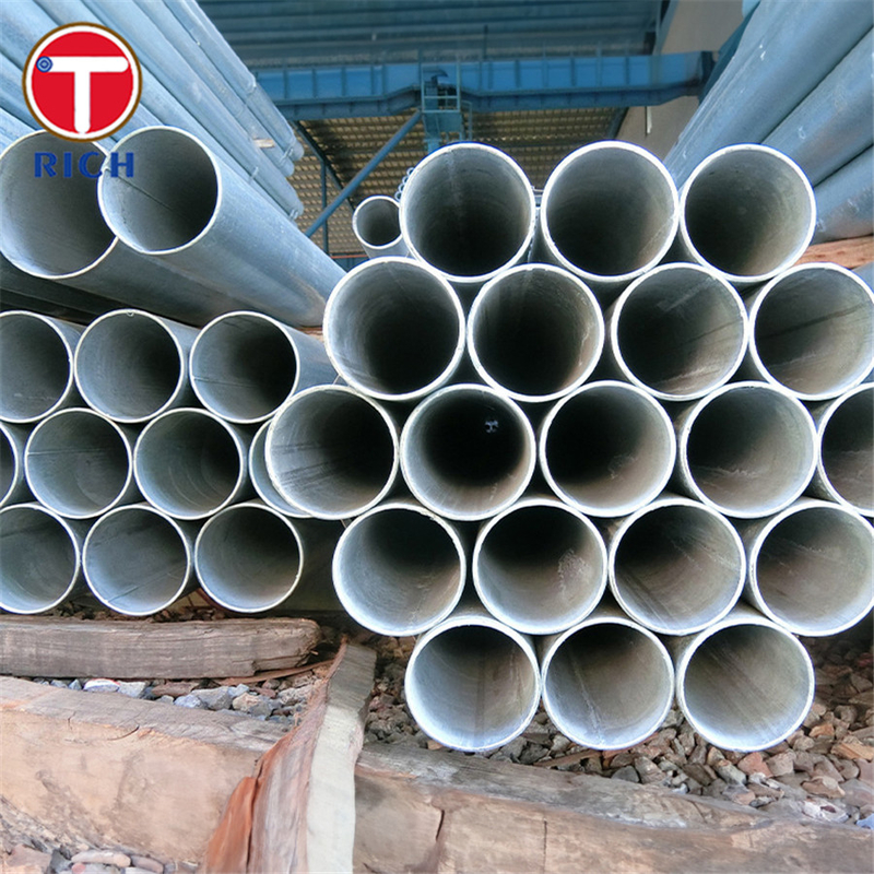 ASTM A795 Tubo de aço soldado de grau A: Tubo de aço galvanizado revestido com zinco galvanizado, preto e a quente, para protecção contra incêndio