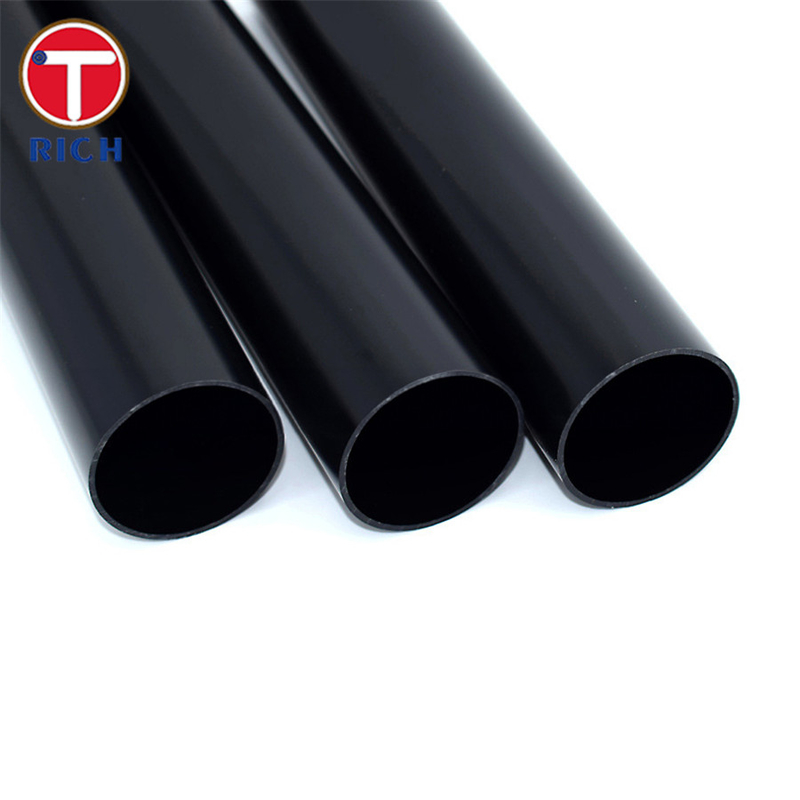 ASTM A1024 Grau 50 Tubo de linha de aço preto de borda plana e sem costura para entrega de fluidos sob pressão