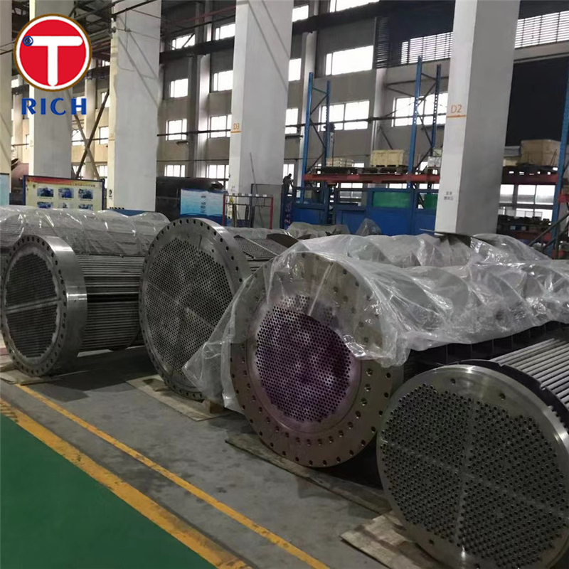 ASTM A688 304 Tubo de aço inoxidável austenítico soldado para trocador de calor do aquecedor de água