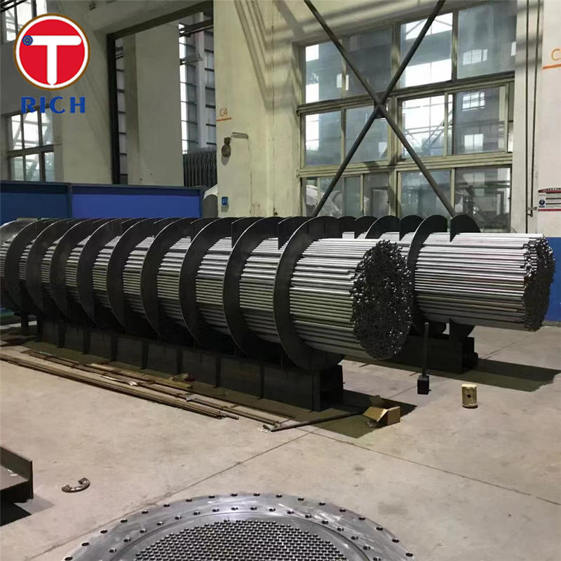 ASTM A688 304 Tubo de aço inoxidável austenítico soldado para trocador de calor do aquecedor de água