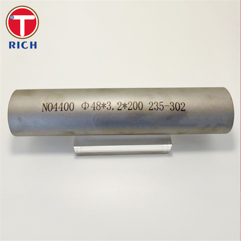 ASTM B165 Monel 400 Tubo de aço sem costura liga de cobre de níquel UNS N04400 Tubo de aço sem costura para automóveis