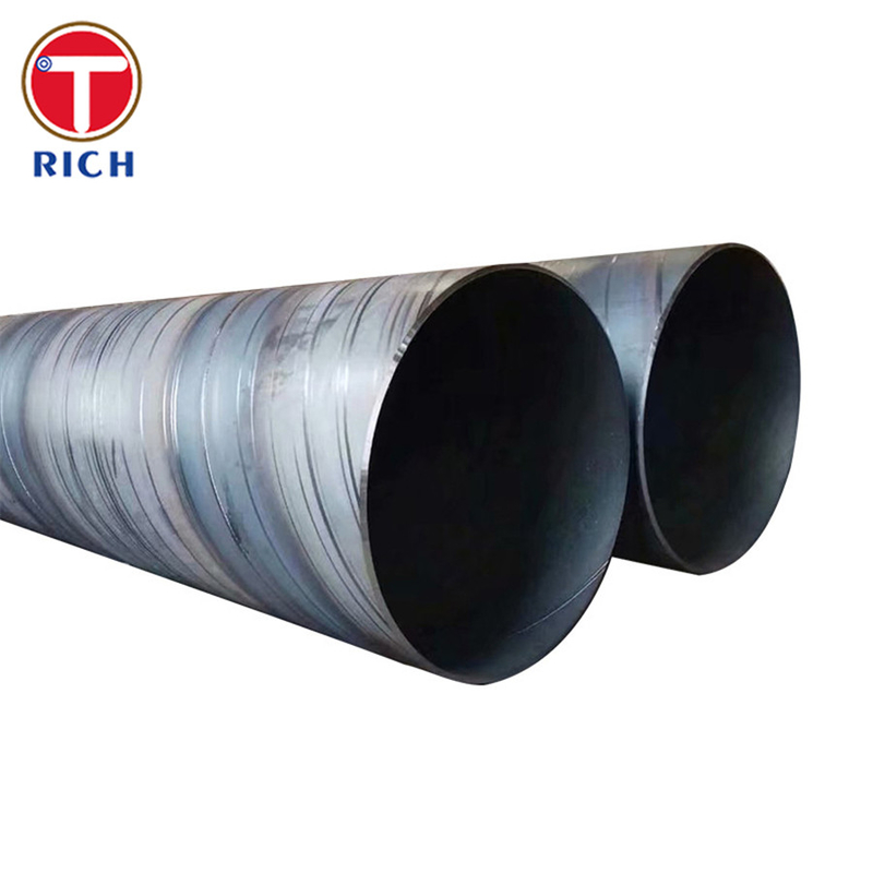Tubos de solda por arco submerso BS 6323-7 SAW4 Tubos de aço soldados para fins de engenharia geral