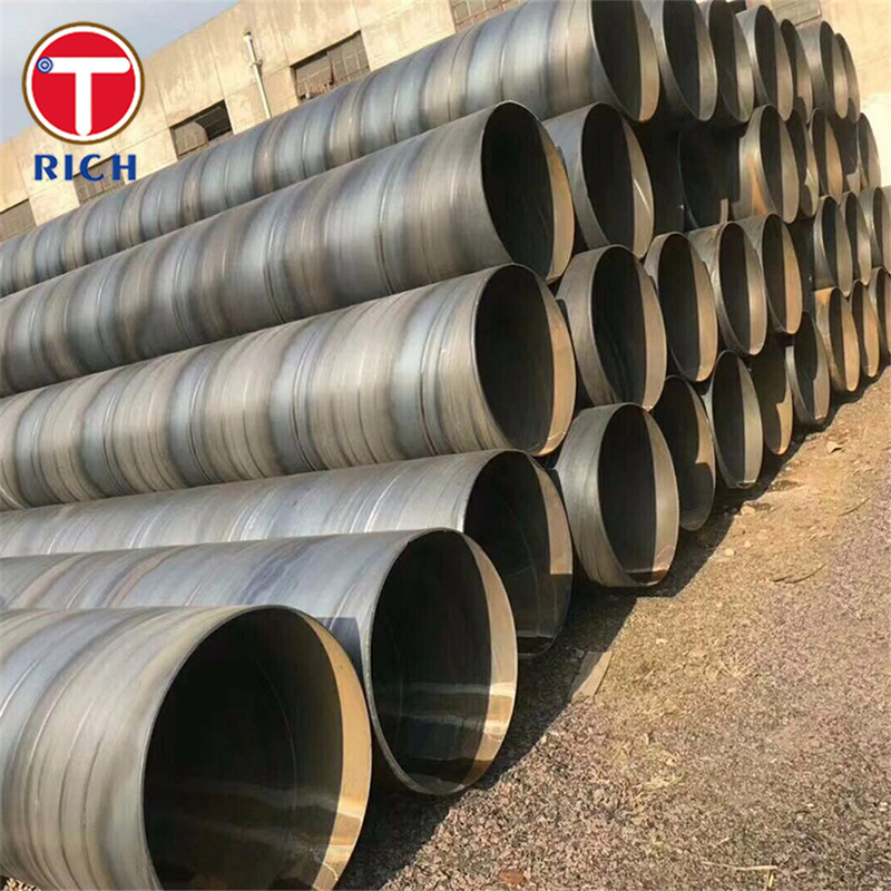 Tubos de solda por arco submerso BS 6323-7 SAW4 Tubos de aço soldados para fins de engenharia geral