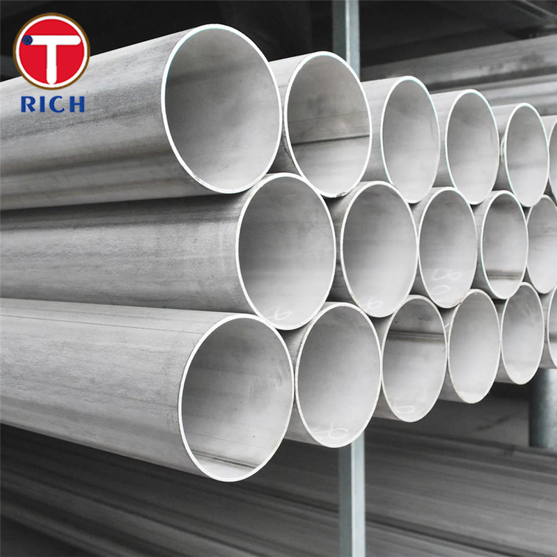 ASTM A358 304 Tubo de aço inoxidável Tubo de aço inoxidável soldado de fusão elétrica para serviço de alta temperatura