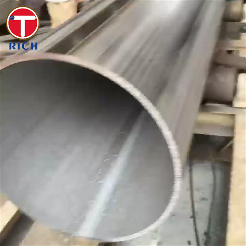 EN 10217-7 X2CrNi18-9 Tubos de aço inoxidável Tubos de aço soldados para efeitos de pressão