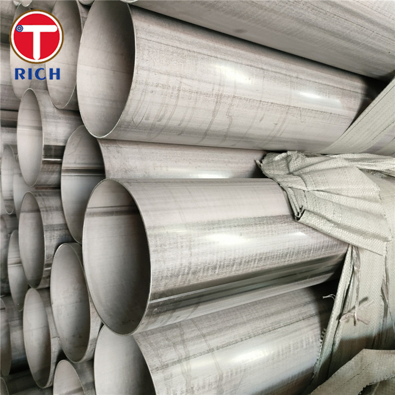 EN 10217-7 X2CrNi18-9 Tubos de aço inoxidável Tubos de aço soldados para efeitos de pressão