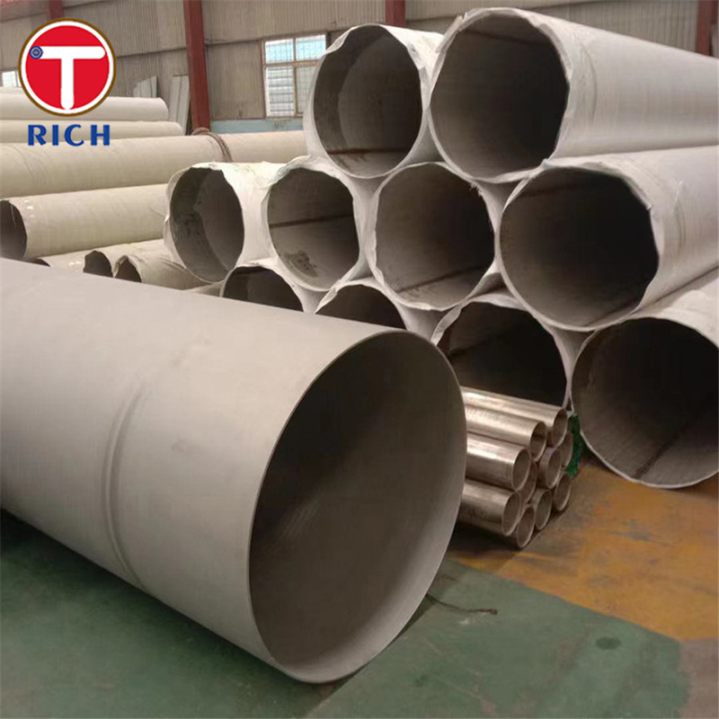 GB/T 12771 S30210 Tubo austenítico de aço inoxidável soldado com resistência elétrica para transporte de fluidos