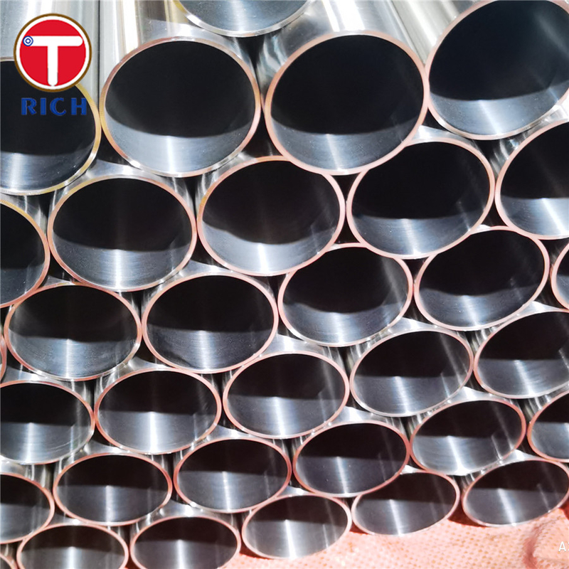GB/T 28713 06Cr19Ni10 Tubos de aço inoxidável Tubos de transferência de calor reforçados para trocadores de calor