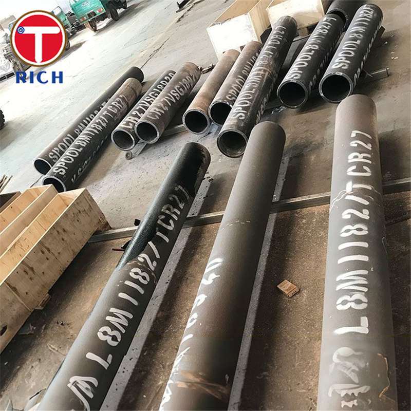 Tubo de aço inoxidável ASTM A451 CPF8 Tubo de aço inoxidável austenítico de fundição centrífuga para serviço a altas temperaturas