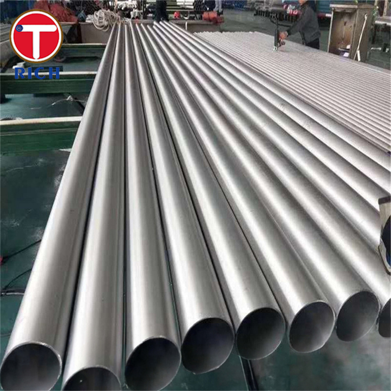 ASTM B675 N08367 Tubos de aço inoxidável de ferro, níquel, cromo, molibdênio e liga de molibdênio