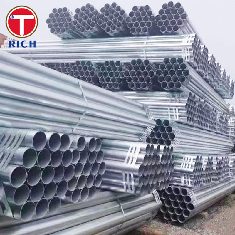 Tubo de aço galvanizado revestido de zinco, de uso geral, de qualidade ASTM A810