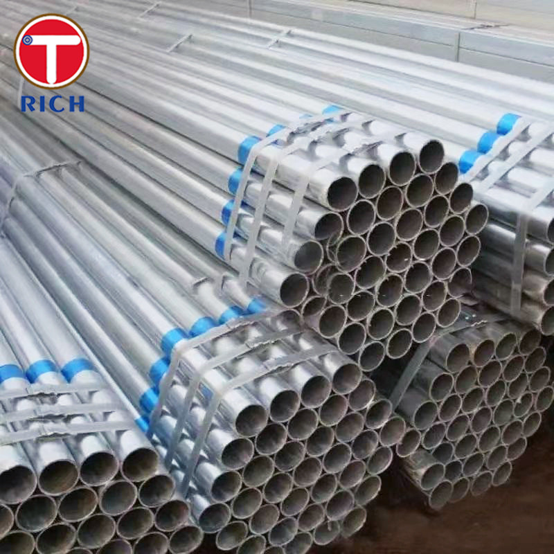 Tubo de aço galvanizado revestido de zinco, de uso geral, de qualidade ASTM A810