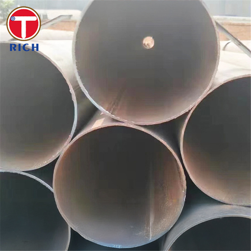 ASTM A252 Gr 2 Tubo de aço soldado de grande diâmetro Tubo de aço soldado de costura reta para estrutura