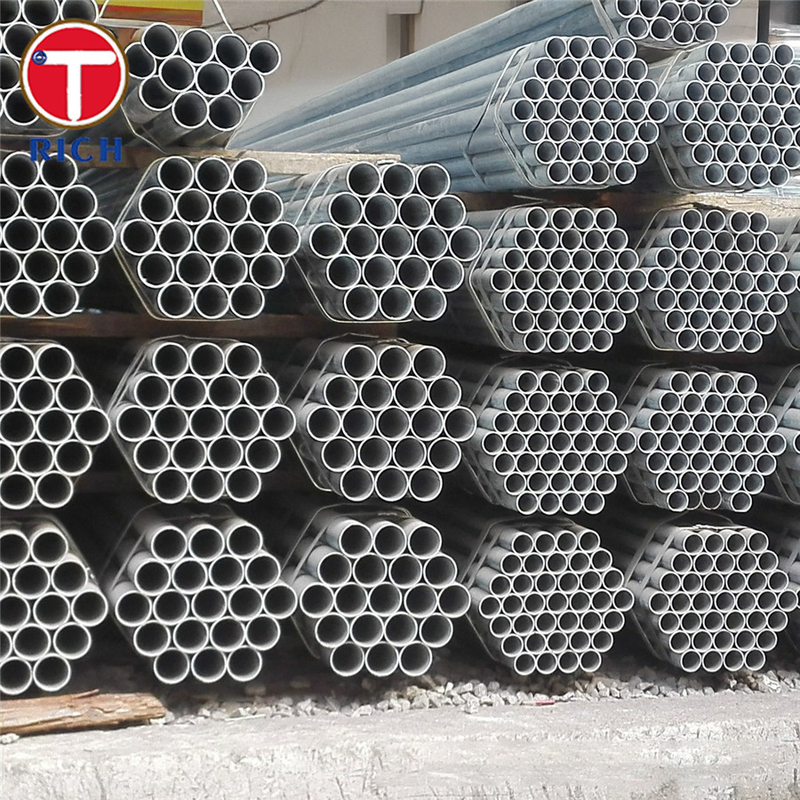 JIS G3442 SGPW Tubos de aço soldados Tubos de aço galvanizados para tubulação ordinária