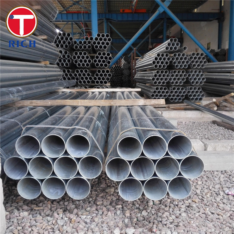 JIS G3442 SGPW Tubos de aço soldados Tubos de aço galvanizados para tubulação ordinária