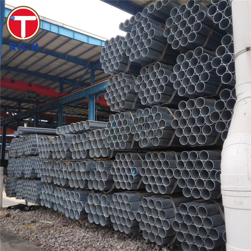 JIS G3442 SGPW Tubos de aço soldados Tubos de aço galvanizados para tubulação ordinária