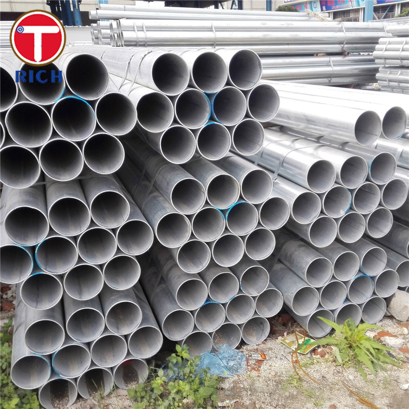 JIS G3442 SGPW Tubos de aço soldados Tubos de aço galvanizados para tubulação ordinária