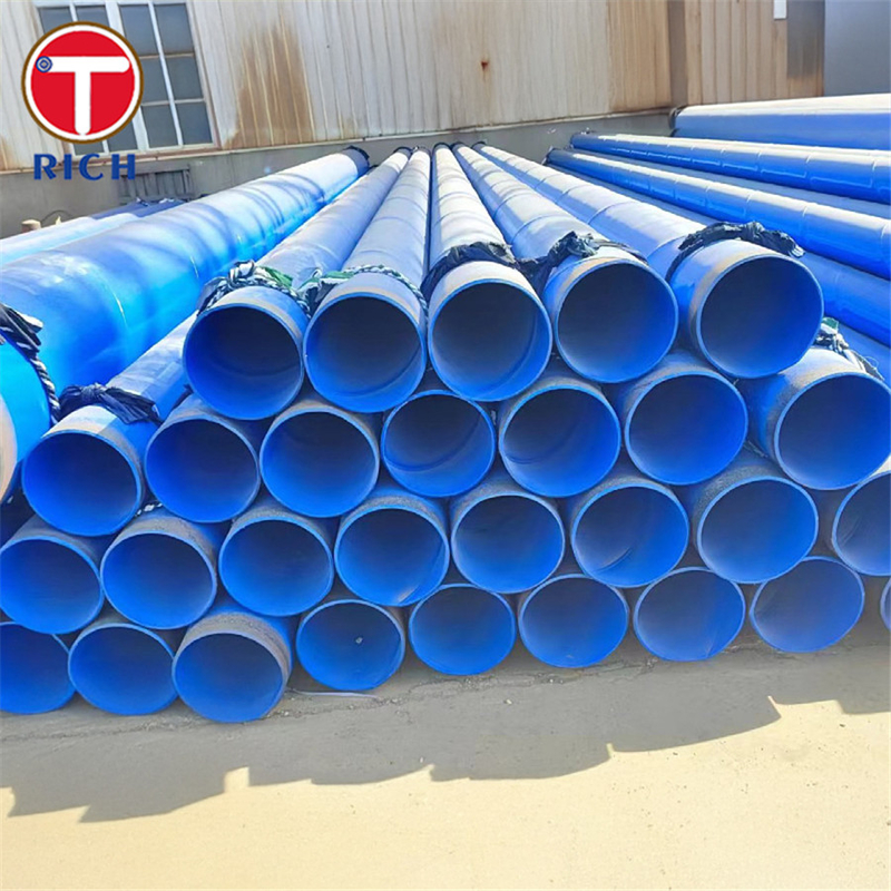 JIS G3443-1 STW290 Tubos de aço sem costura Tubos de aço revestidos para serviço de água