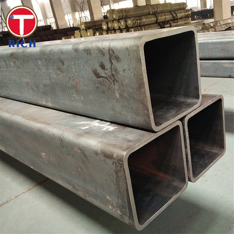 JIS G3466 STKR400 Tubo de aço estrutural Tubo de aço carbono quadrado e retangular para estrutura geral