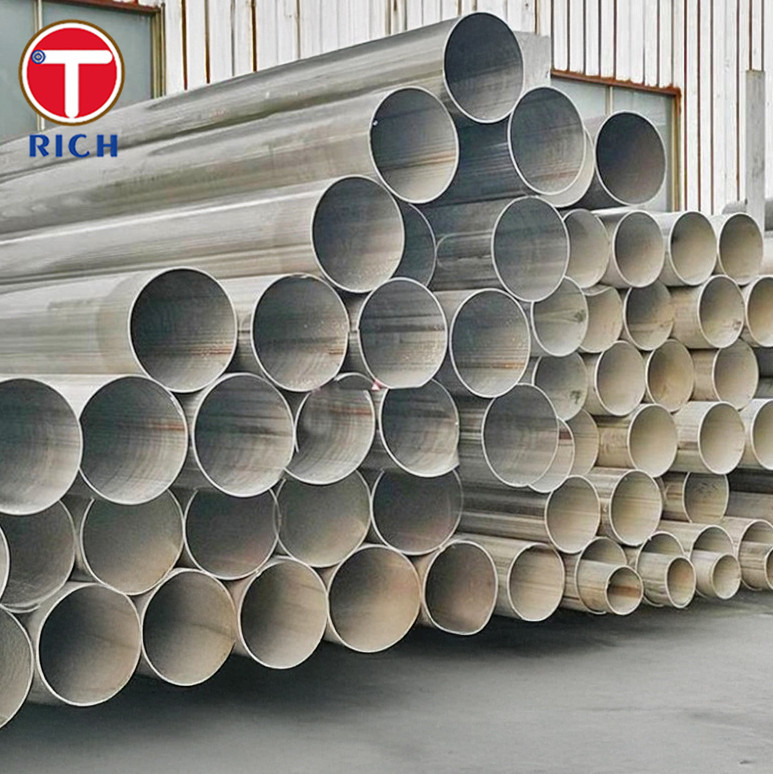 JIS G3468 304 Tubos de aço inoxidável de grande diâmetro Tubos de aço inoxidável soldados para baixa temperatura