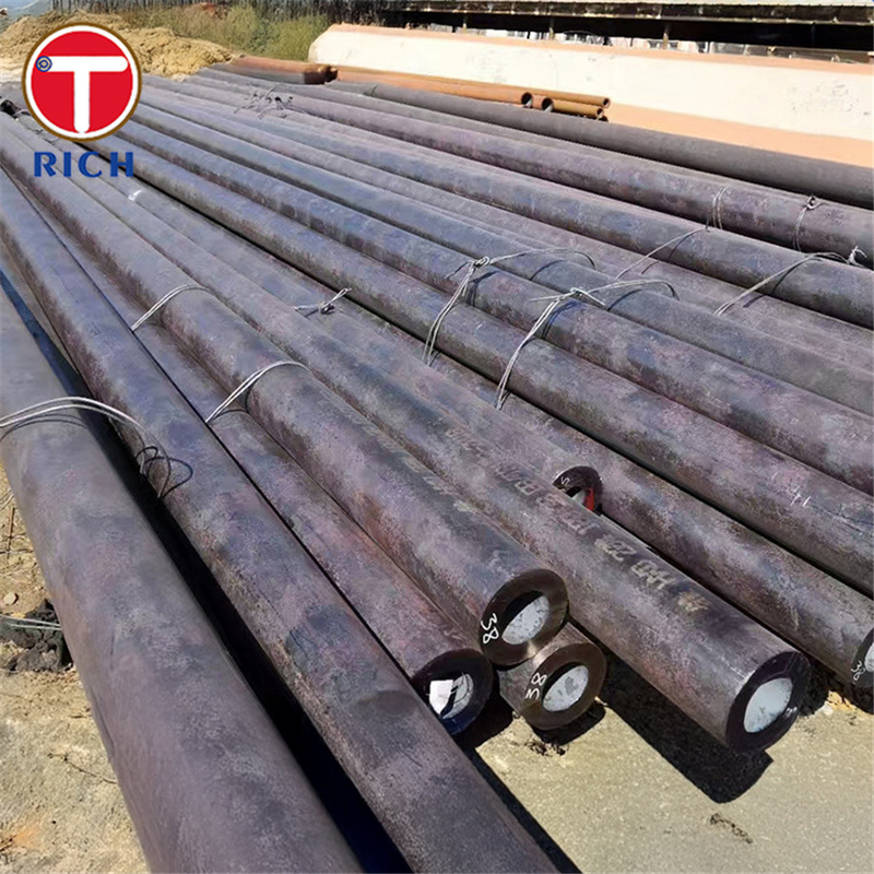 ASTM A572 Grau 50 Tubo de aço de baixa liga de alta resistência Tubo estrutural de aço de baixa liga para transporte de fluido