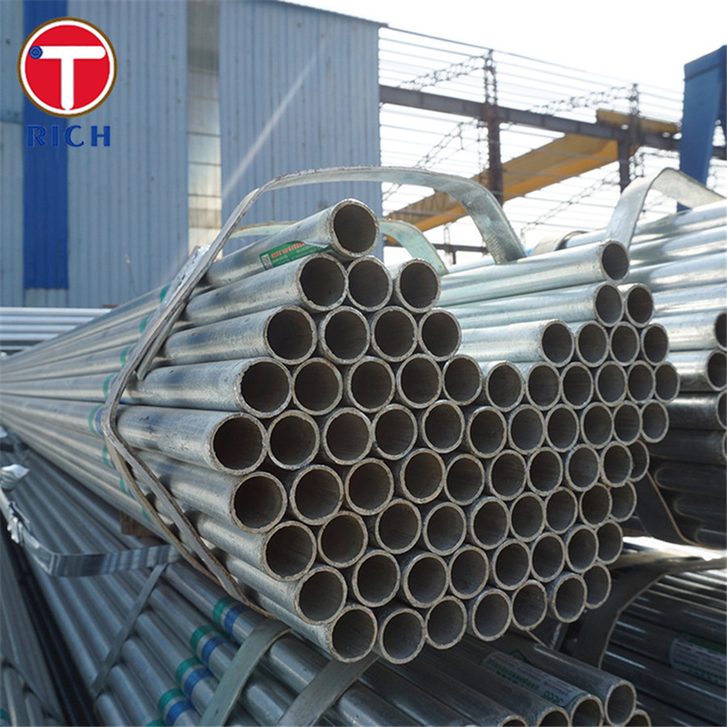 EN 1123-1 S235JR Tubos galvanizados a quente Tubos de aço soldados para tubos de esgoto