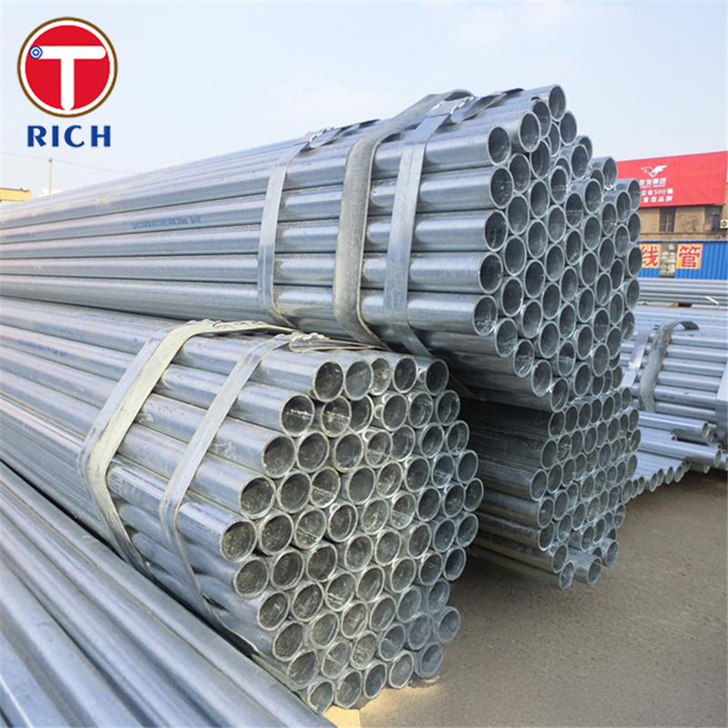 EN 1123-1 S235JR Tubos galvanizados a quente Tubos de aço soldados para tubos de esgoto