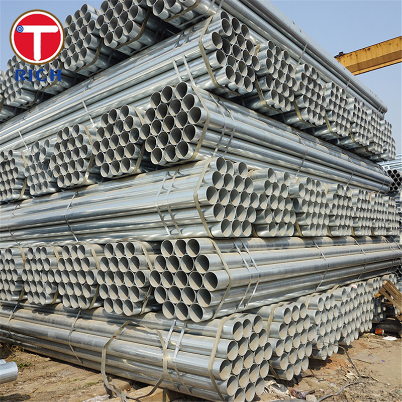 EN 1123-1 S235JR Tubos galvanizados a quente Tubos de aço soldados para tubos de esgoto