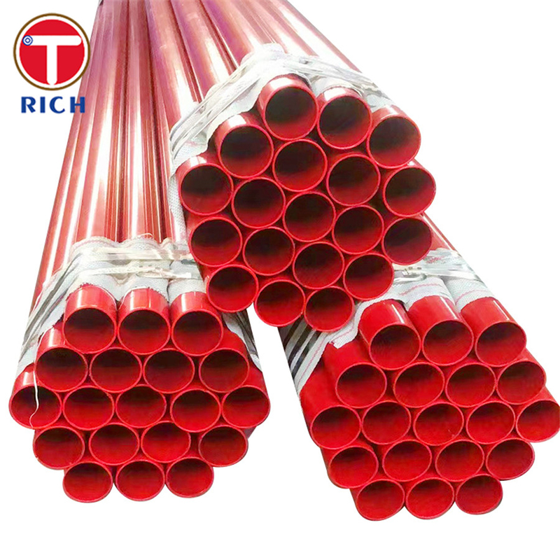 ASTM A978 Tubo de aço revestido com plástico Tubo de aço com costelas compostas laminadas com polietileno pré- revestido
