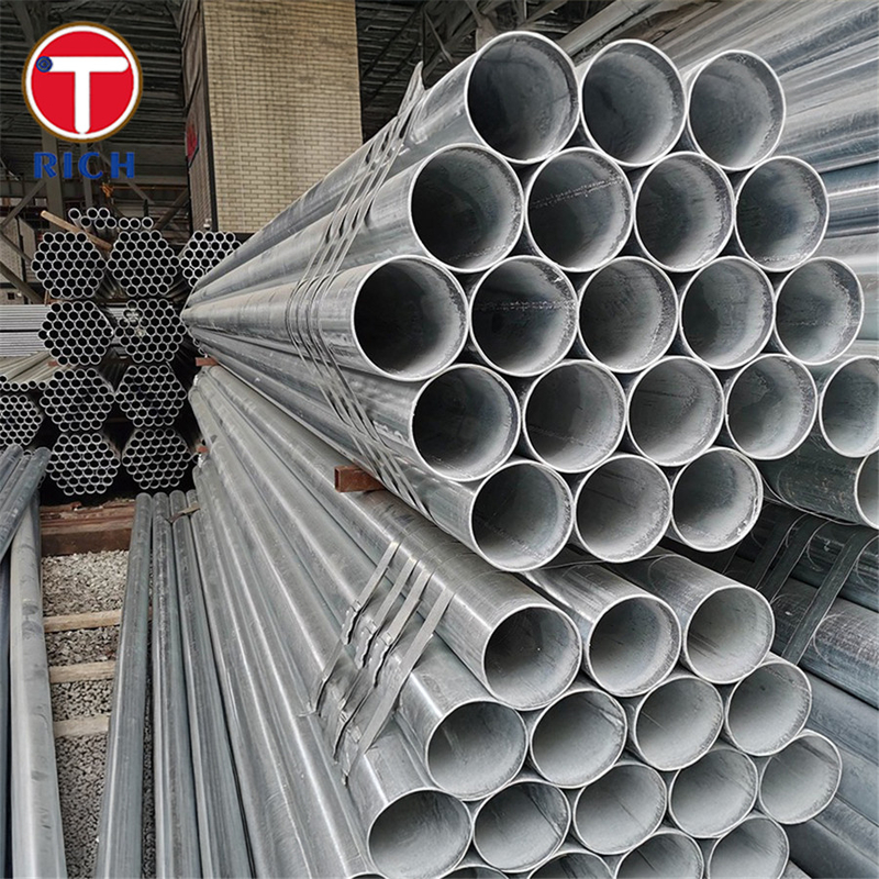 EN 10224 L235 Tubos de aço não ligado ERW Tubo de aço ligado galvanizado para transporte de líquidos