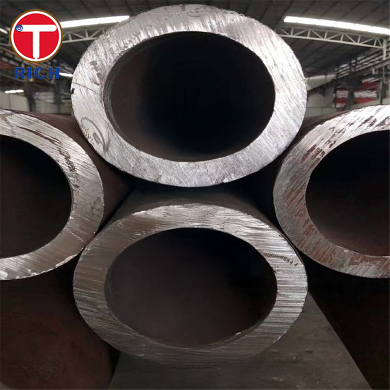 DIN 17121 RSt 37-2 Tubos redondos sem costura Tubos circulares sem costura de aço para o trabalho estrutural de aço