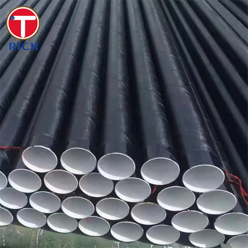 JIS G3469 P1H Tubo de aço anticorrosivo Tubo de aço revestido de polietileno para transporte de fluidos