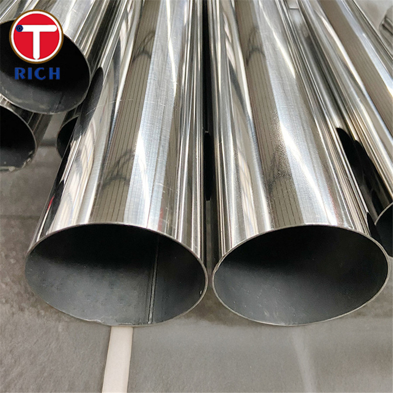 DIN 2463 1.4301 Tubos austeníticos de aço inoxidável Tubos de aço inoxidável soldados para fins gerais