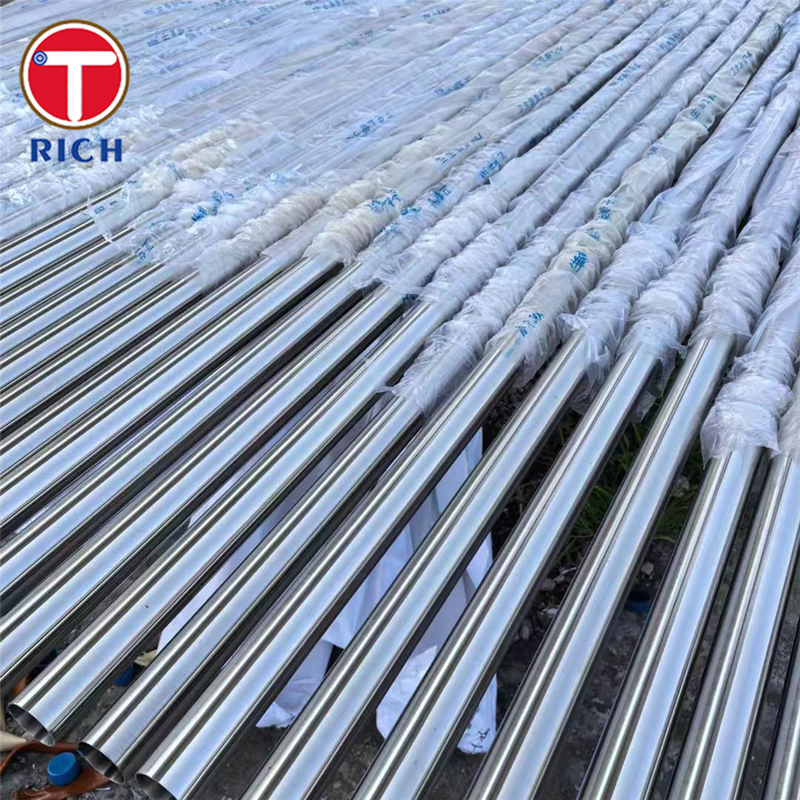 Tubos de trocador de calor DIN 28180 X5CrNi18-10 Tubos de aço inoxidável sem costura para trocadores de calor tubulares