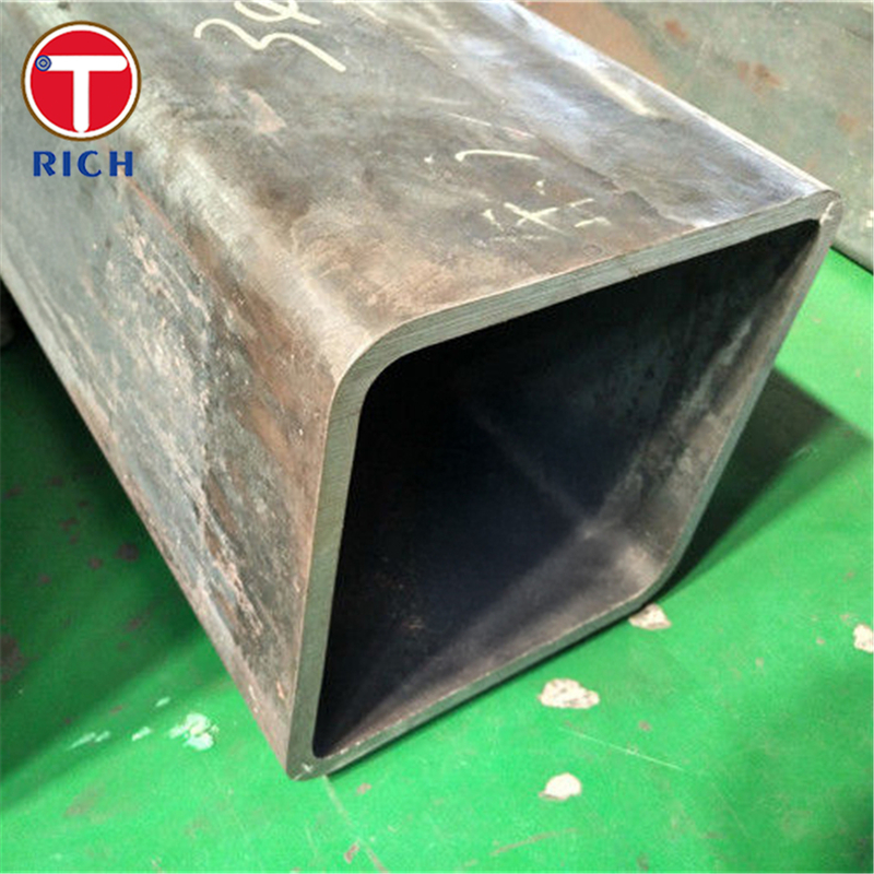 A500 Tubos quadrados de aço carbono Tubos estruturais de aço carbono de alta resistência para estrutura de edifícios
