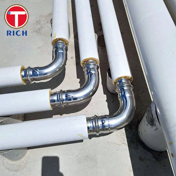 ASTM A213 Tubo de aço revestido com PVC Tubo de aço inoxidável austenítico sem costura para isolamento