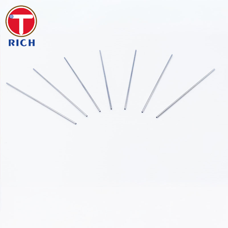 Tubos capilares de aço inoxidável resistentes à corrosão de grau médico com tolerância dimensional elevada