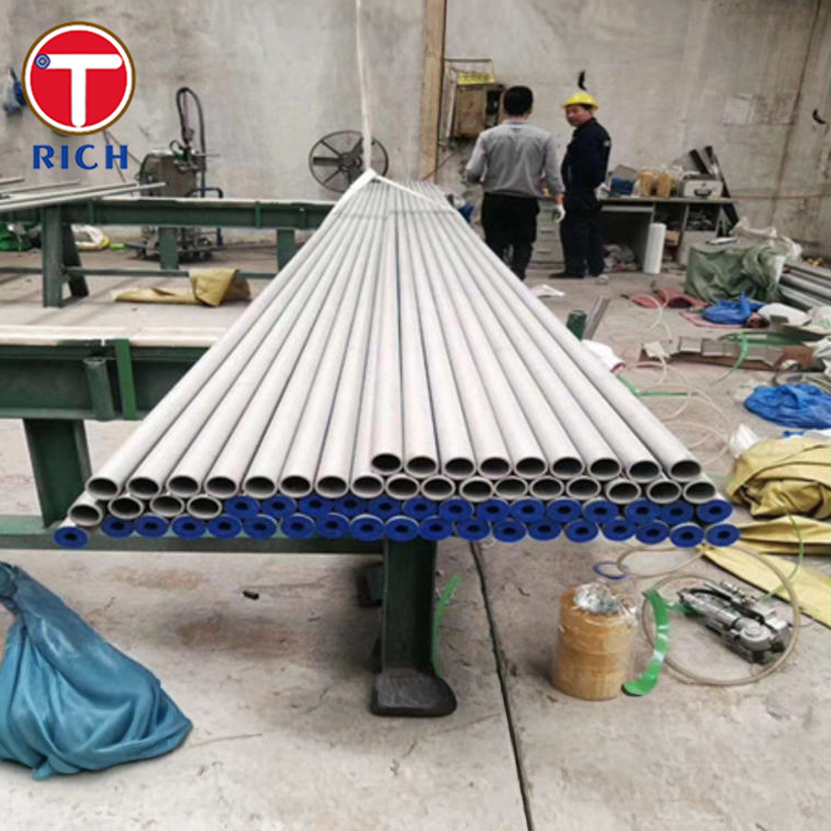 Tubo duplex 2205 ASTM A789/A790 NACE MR0175 50/50 Tubo duplex de aço inoxidável austenita-ferrita